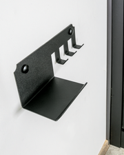Raflı 3 Askılı Metal Anahtar Askılığı, Duvar Tipi Anahtar Organizer