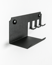 Raflı 3 Askılı Metal Anahtar Askılığı, Duvar Tipi Anahtar Organizer