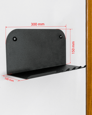 Geniş Raflı Magnet Alanlı Metal Anahtar Askılığı, Duvar Tipi Anahtar Organizer