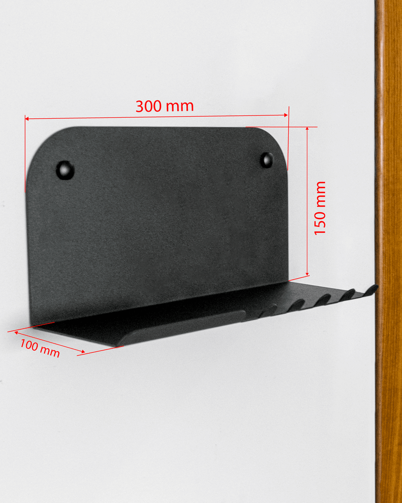 Geniş Raflı Magnet Alanlı Metal Anahtar Askılığı, Duvar Tipi Anahtar Organizer